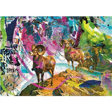

HEYE Puzzle Rebrush! Velké rohy 1000 dílků