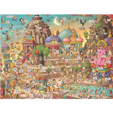 

HEYE Puzzle Země jógy 1500 dílků