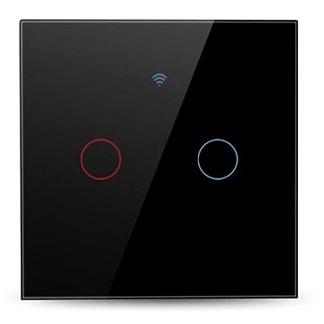 

Smoot Air Light Switch dvoutlačítkový černý