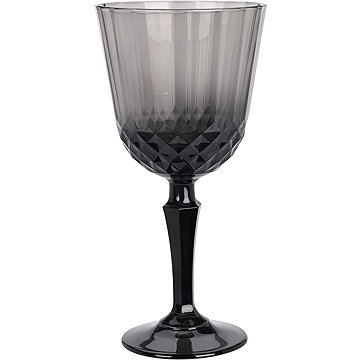 

H&L Sklenice na víno Shade – 310 ml, šedá, strukturovaný povrch