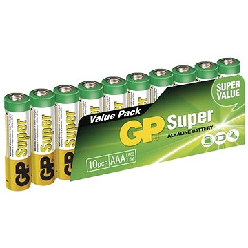 GP Super Alkaline LR03 (AAA) 10ks v blistru - Jednorázová baterie
