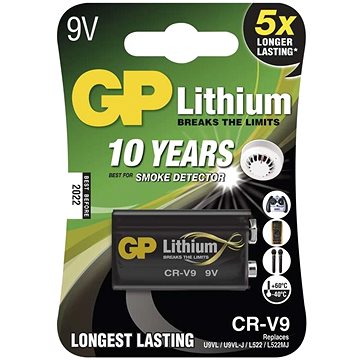 

GP CR-V9 (9V) lithiová 1ks v blistru