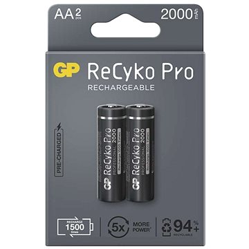 GP ReCyko Pro Professional AA (HR6), 2 ks - Nabíjecí baterie