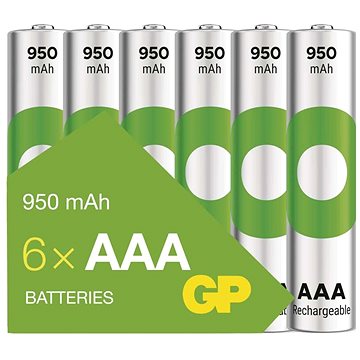 

GP Nabíjecí baterie ReCyko 950 AAA (HR03), 6 ks