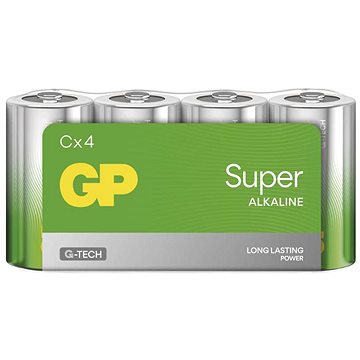 

GP Alkalická baterie Super C (LR14), 4 ks