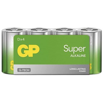 

GP Alkalická baterie Super D (LR20), 4 ks