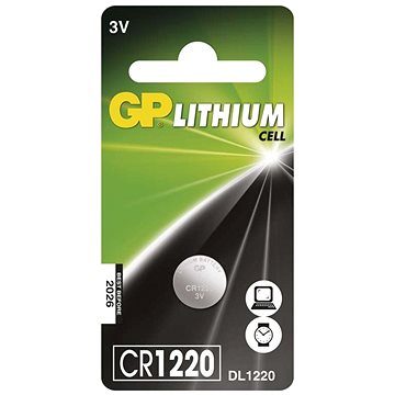 GP CR1220 1ks - Jednorázová baterie