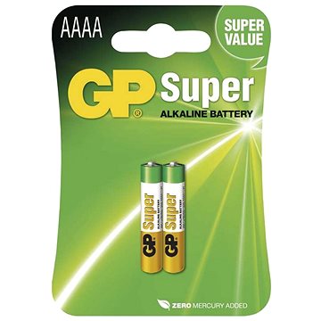 

GP Alkalická speciální baterie GP 25A (AAAA, LR8), 2 ks