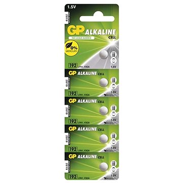 

GP LR41 (192F) alkalická 5ks v blistru