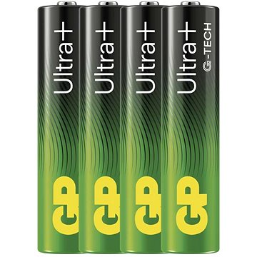 

GP Alkalická baterie Ultra Plus AAA (LR03), 4 ks