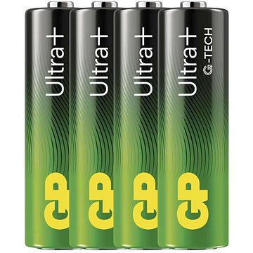 

GP Alkalická baterie Ultra Plus AA (LR6), 4 ks