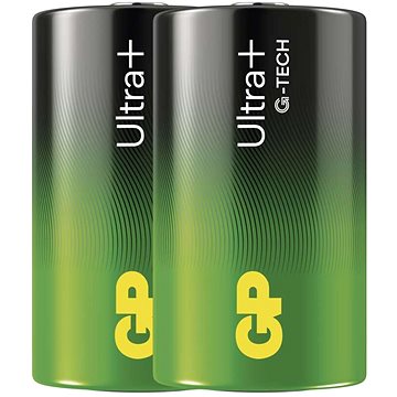 

GP Alkalická baterie Ultra Plus D (LR20), 2 ks