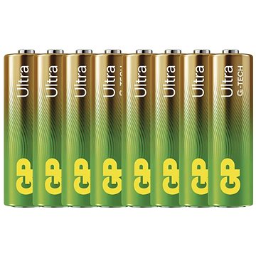 

GP Alkalická baterie Ultra AA (LR6), 6+2 ks