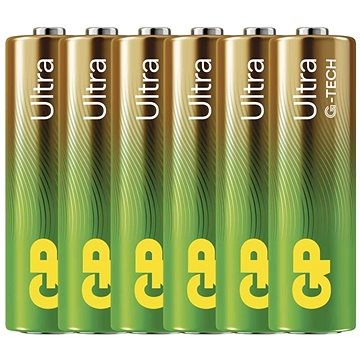 

GP Alkalická baterie Ultra AA (LR6), 6 ks