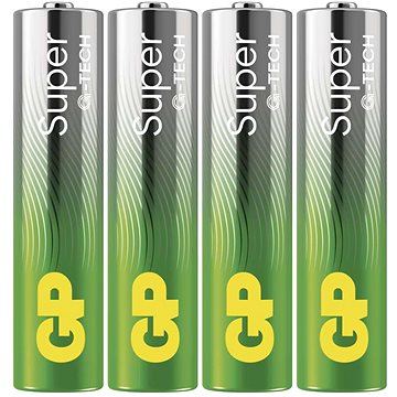 

GP Alkalická baterie Super AAA (LR03), 4 ks