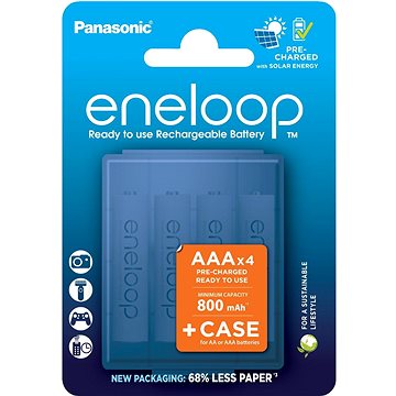 Panasonic eneloop HR03 AAA 4MCCE/4BE CASE N