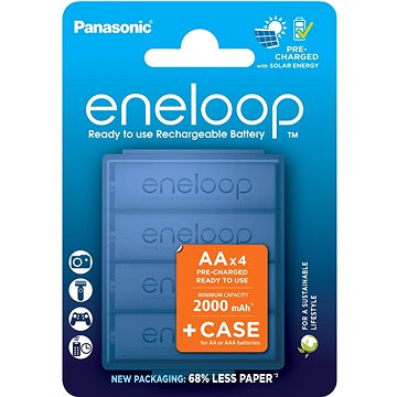 

Panasonic eneloop HR6 AA 3MCCEC/4BE CASE N