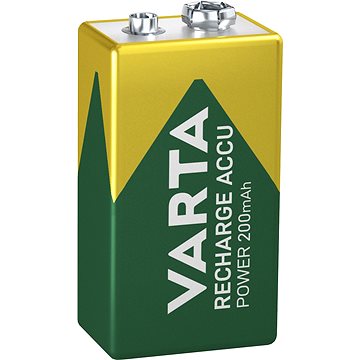 

VARTA nabíjecí baterie Recharge Accu Power 9V 200 mAh R2U 1ks