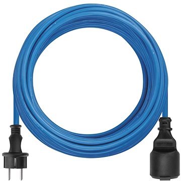 

EMOS Počasí odolný kabel 10 m, 1 zásuvka, modrý, silikon, 230 V, 1,5 mm2