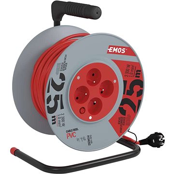 

Emos PVC prodlužovací kabel na bubnu - 4 zásuvky 25m