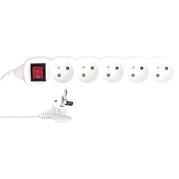 

EMOS Prodlužovací kabel s vypínačem – 5 zásuvek, 5m, 3× 1,5mm2