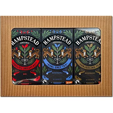 

Hampstead Tea BIO Dárkový balíček výběr černých čajů 3 × 20 ks