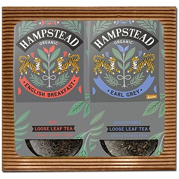 

Hampstead Tea BIO Dárkový balíček sypaných černých čajů 2 × 100 g