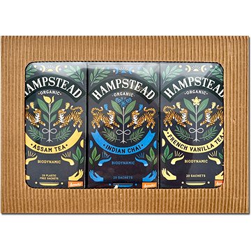 

Hampstead Tea BIO Dárkový balíček černých čajů SPECIÁL 3 × 20 ks