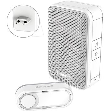 

Honeywell DC313NP2 bezdrátový zvonek Series 3, 6 melodií, základna do zásuvky, design. tlačítko
