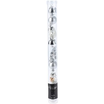 

H&L Sada vánočních ozdob 3 cm, 9 ks, stříbrné
