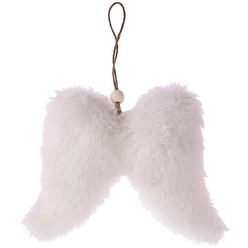 

H&L Vánoční ozdoby - závěsná křídla, bílá, 10 cm