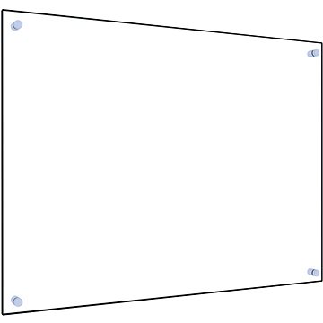 

Shumee Kuchyňský panel průhledný 80 × 60 cm tvrzené sklo
