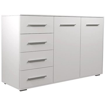 

Nejlevnější nábytek Komoda Bosir 01/2D4S, bílá