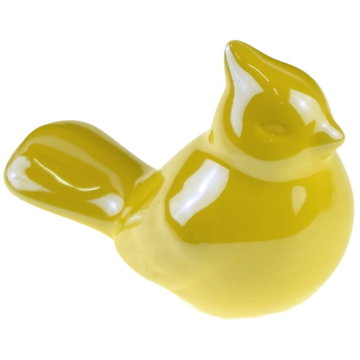 

DOMMIO Velikonoční dekorace - Keramický ptáček, žlutý, 8 cm