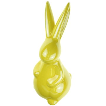 

DOMMIO Velikonoční dekorace - Zajíček keramický, žlutý, 14 cm