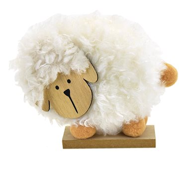 

DOMMIO Velikonoční dekorace - Beránek plyšový, 12 cm