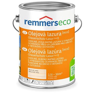 

Remmers Olejová lazura [ECO] 2,5 l Weiss / Bílá