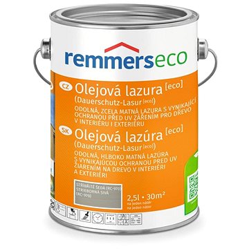 

Remmers Olejová lazura [ECO] 2,5 l Silbergrau / Stříbřitě šedá