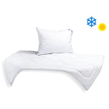 

Brotex Celoroční Set Luxus Plus, přikrývka 140 × 200 cm 1000 g + polštář 70 × 90 cm 900 g Unico zip