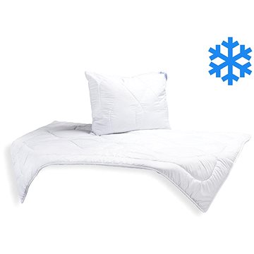 

Brotex Zimní Set AntiStress, přikrývka 140 × 200 cm 1300 g + polštář 70 × 90 cm 900 g Unico zip