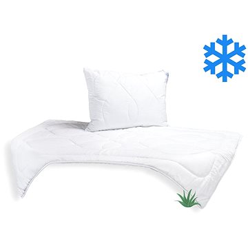 

Brotex Zimní Set, přikrývka Aloe Vera 140 × 200 cm 1300 g + Polštář Unico AloeVera 70 × 90 cm 900 g