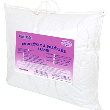 

Brotex Polštář Alaska Klasik 70 × 90 cm 900 g 2× zip, kuličky Standard