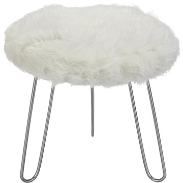 StarDeco Stolička bílá 28 cm