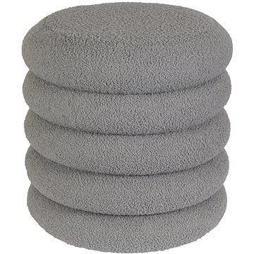 

StarDeco Taburet šedý, průměr 40 cm