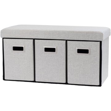 

StarDeco Úložná komoda v šedé barvě 38 cm FU224WH