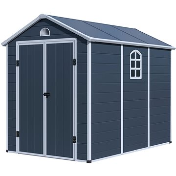 

G21 Domek zahradní Boston 670 - 241 × 278 cm, šedý