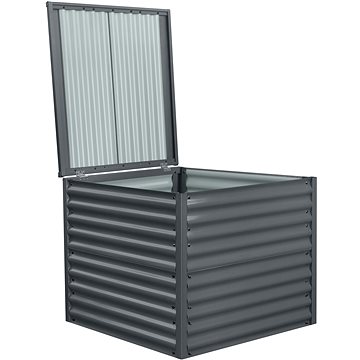 

ROJAPLAST Kompostér plechový Premium, 98 x 98 x 85 cm, objem 820 l