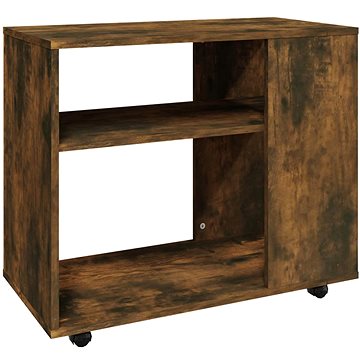 

Shumee Odkládací stolek kouřový dub 70 × 35 × 55 cm kompozitní dřevo
