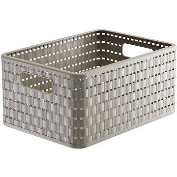 

ROTHO Country úložný box A5 +, 11 l cappucino