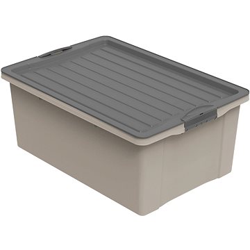 

ROTHO Compact úložný box s víkem A3, 38 l cappuccino
